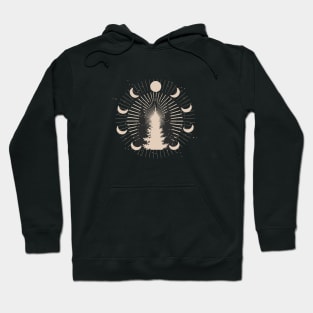 Moon Phase Forest Hoodie